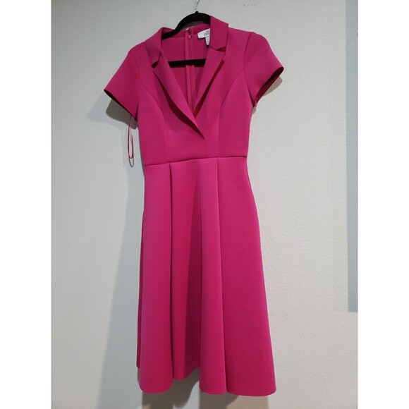 Badgley Mischka Dresses & Skirts - Belle Badgley MischkaHonor Scuba Midi Shirt Dress Size 0